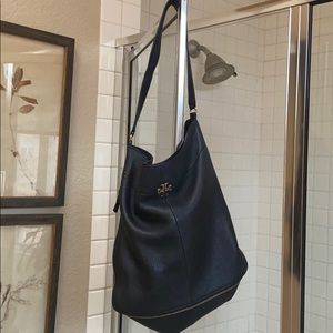 Tory Burch black leather handbag